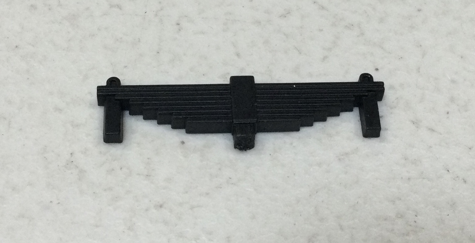 LEAF SPRING / BLACK / ON TOP OF DRIVE BLOCK / RAILKING ONE GAUGE BIG BOY & CHALLENGER