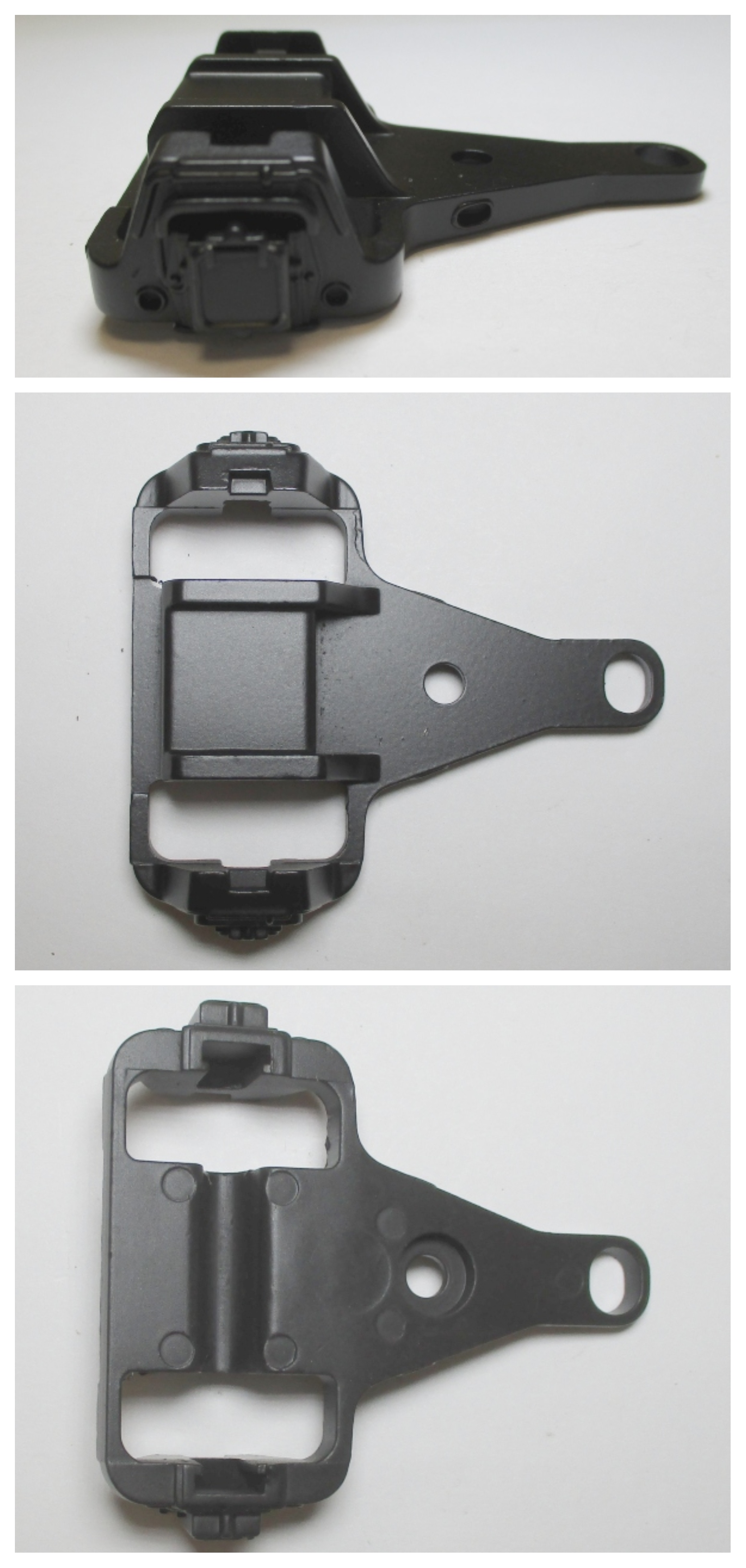 2-WHEEL TRAILING TRUCK / W/O PIVOT ARM / W/O WHEEL & AXLE ASSY / BLACK / PREMIER CAB FORWARD