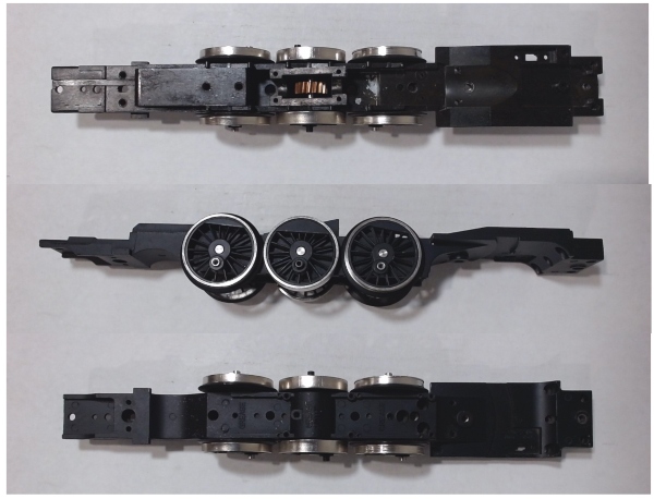 DRIVE BLOCK / 3-AXLE / PS-1 / BLACK WHEELS / PREMIER K-4s 4-6-2 