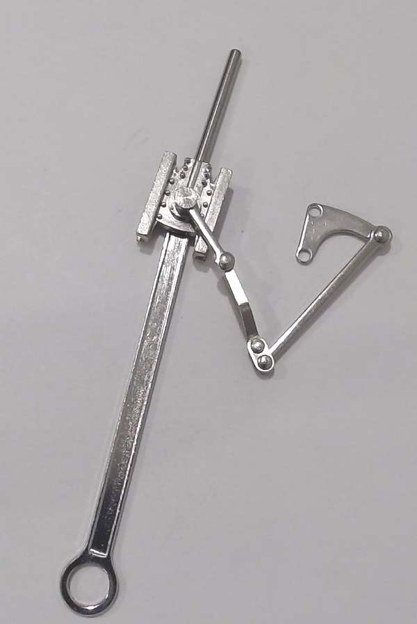 MAIN ROD & CROSSHEAD ASSEMBLY / SATIN NICKEL / RH / PREMIER ESE HUDSON 4-6-4
