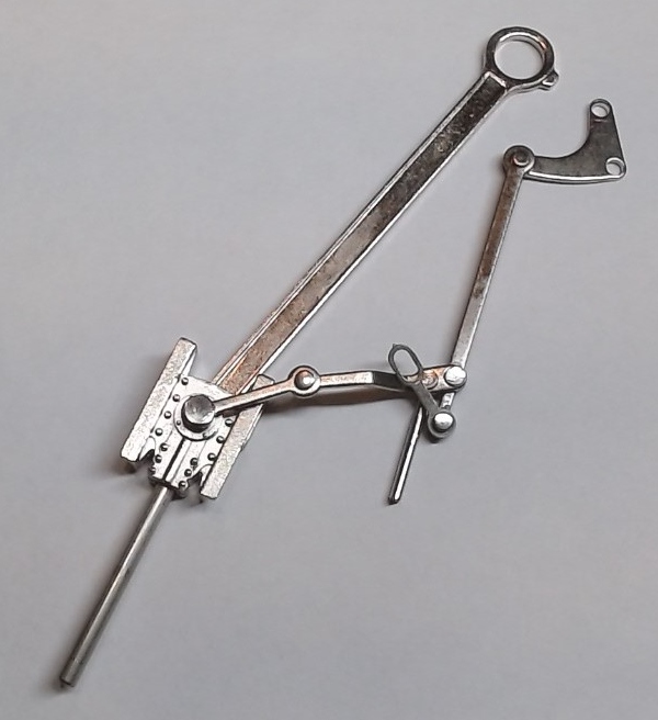 MAIN ROD & CROSSHEAD ASSEMBLY / RH / NICKEL / PREMIER J-1e HUDSON 4-6-4