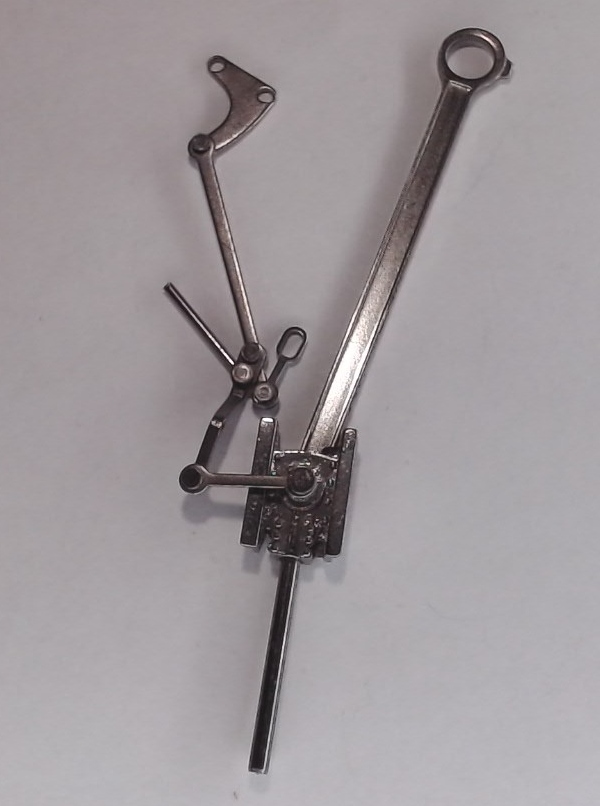 MAIN ROD & CROSSHEAD ASSEMBLY / RH / SATIN NICKEL / PREMIER J-1e HUDSON 4-6-4