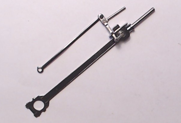 MAIN ROD & CROSSHEAD ASSEMBLY / RH / BLACKENED / PREMIER K-4s 4-6-2