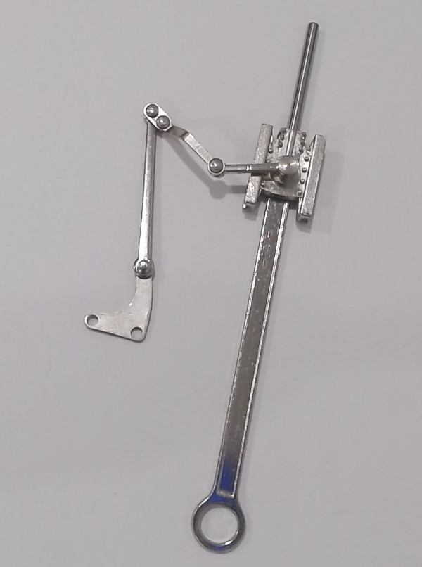 MAIN ROD & CROSSHEAD ASSEMBLY / SATIN NICKEL / LH / PREMIER ESE HUDSON 4-6-4
