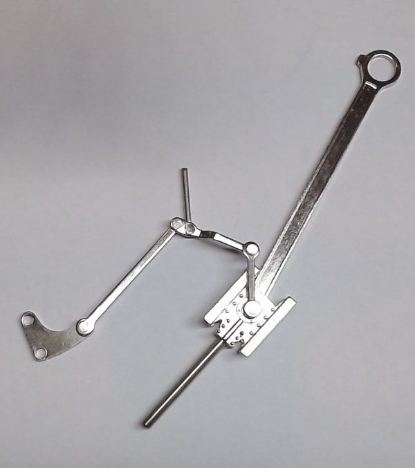 MAIN ROD & CROSSHEAD ASSEMBLY / LH / NICKEL / PREMIER J-1e HUDSON 4-6-4