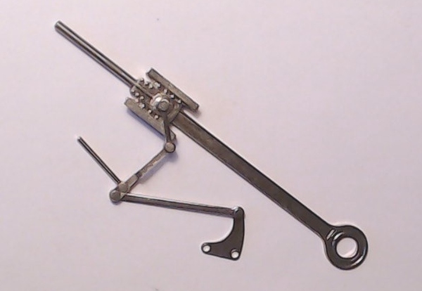 MAIN ROD & CROSSHEAD ASSEMBLY / LH / W/O LUBRICATOR LINKAGE / NICKEL / PREMIER N&W J 4-8-4