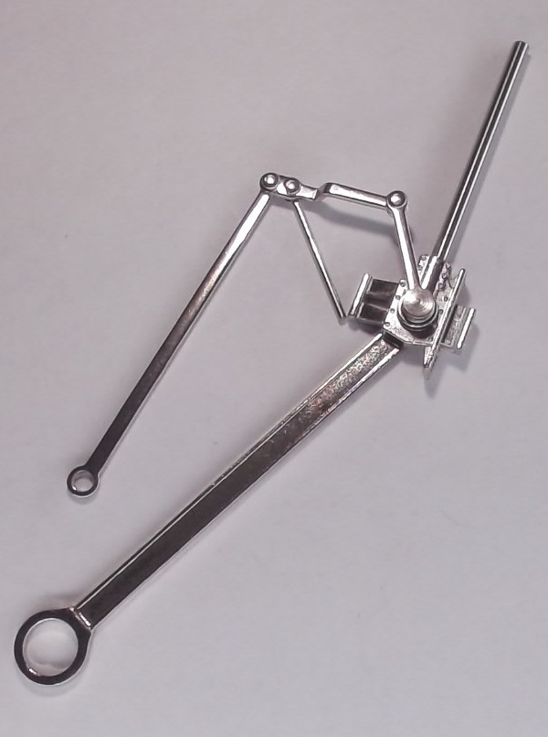 MAIN ROD & CROSSHEAD ASSEMBLY / LH / NICKEL / PS-1 / PREMIER ATSF NORTHERN 4-8-4