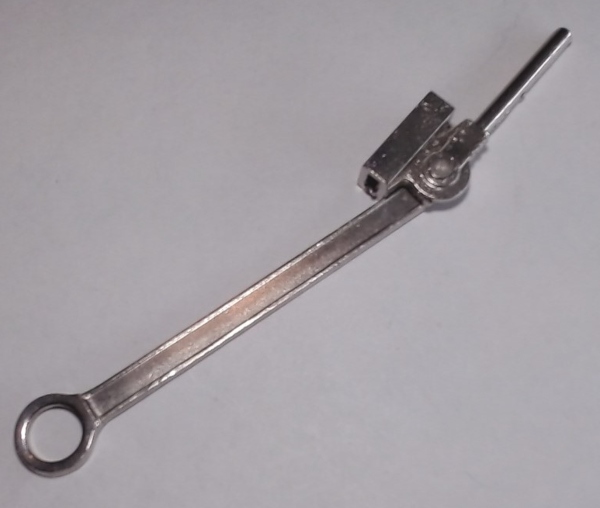 MAIN ROD & CROSSHEAD ASSEMBLY / RH / NICKEL / RAILKING 4-6-2 & 4-6-4