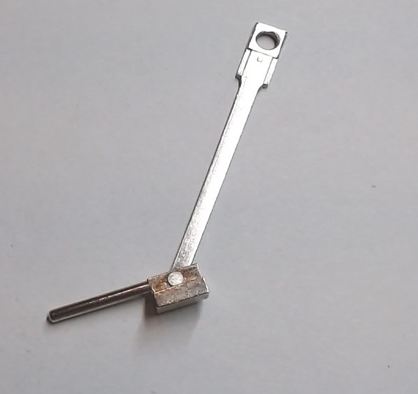 MAIN ROD & CROSSHEAD ASSEMBLY / RH / NICKEL / RAILKING GENERAL 4-4-0