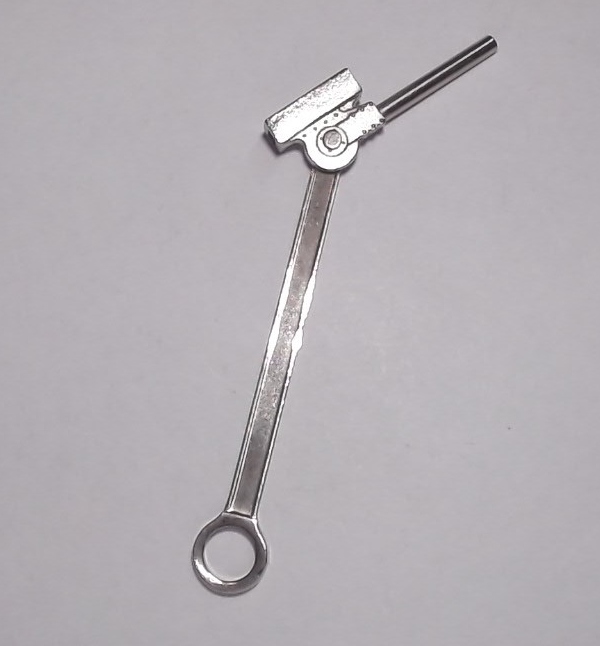 MAIN ROD & CROSSHEAD ASSEMBLY / RH / NICKEL / RAILKING 4-6-2 & 4-6-4