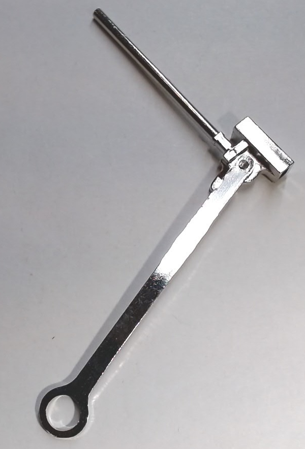 MAIN ROD & CROSSHEAD ASSEMBLY / RH FRONT / NICKEL / RAILKING CHALLENGER 4-6-6-4