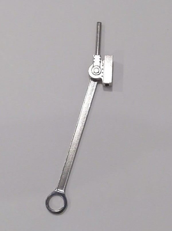 MAIN ROD & CROSSHEAD ASSEMBLY / LH / NICKEL / RAILKING ALLEGHENY 2-6-6-6