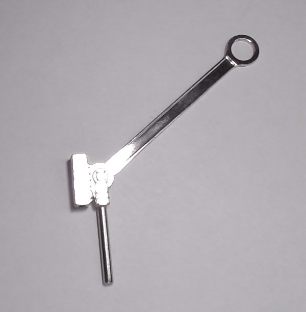 MAIN ROD & CROSSHEAD ASSEMBLY / LH / NICKEL / RAILKING 4-6-2 & 4-6-4