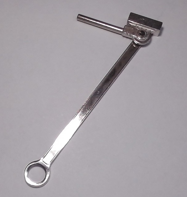 MAIN ROD & CROSSHEAD ASSEMBLY / LH / NICKEL / RAILKING CAMELBACK 4-6-0