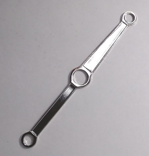 SIDE ROD / NICKEL / LH & RH / RAILKING CRUSADER 4-6-2