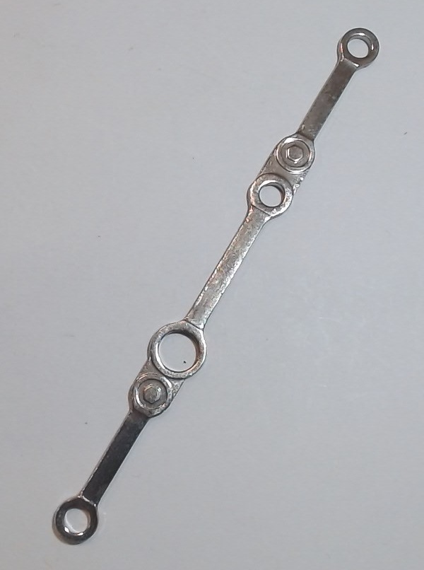 SIDE ROD / NICKEL / RAILKING 0-8-0