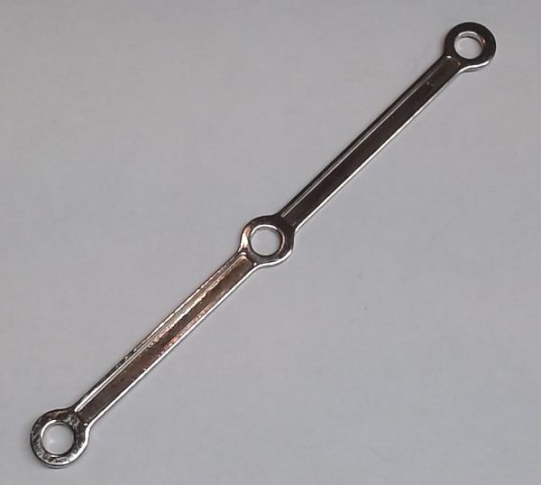 SIDE ROD / NICKEL / LH & RH / RAILKING STARTER 4-6-0