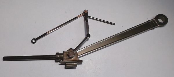 MAIN ROD & CROSSHEAD ASSEMBLY / SATIN NICKEL / RAILKING ONE GAUGE TRIPLEX 2-8-8-8-2