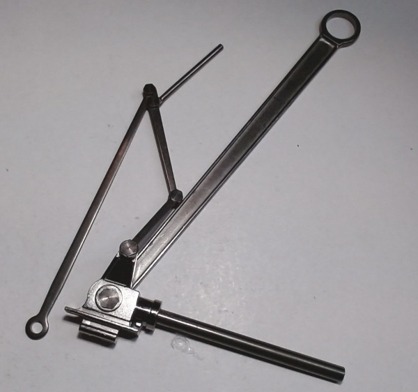 MAIN ROD & CROSSHEAD ASSEMBLY / LR / BLACKENED / RAILKING ONE GAUGE BIG BOY & CHALLENGER