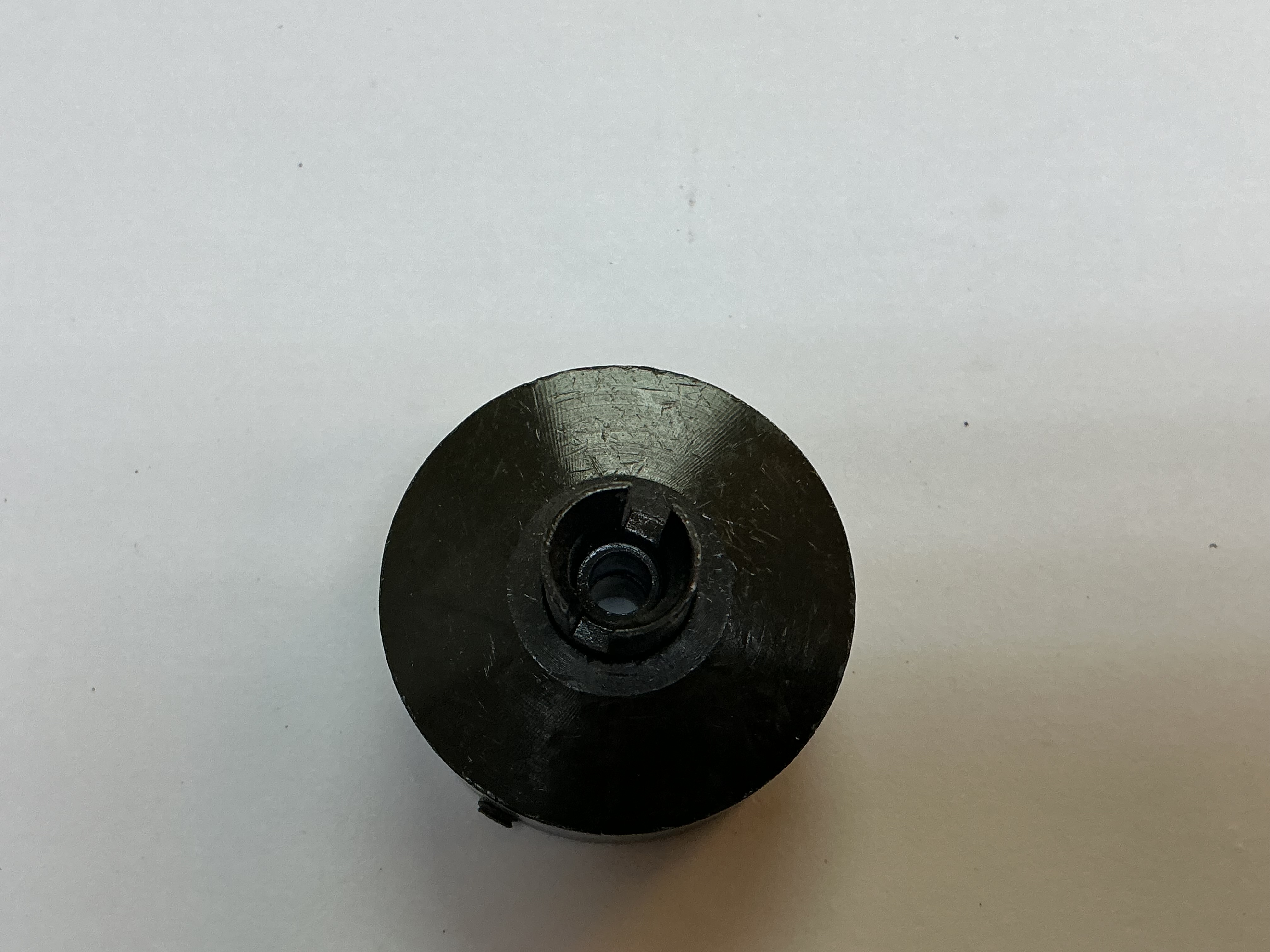 FLYWHEEL / W/DOG BONE COUPLING / 30mm D x 13mm H / BLACK / PREMIER FEF 4-8-4