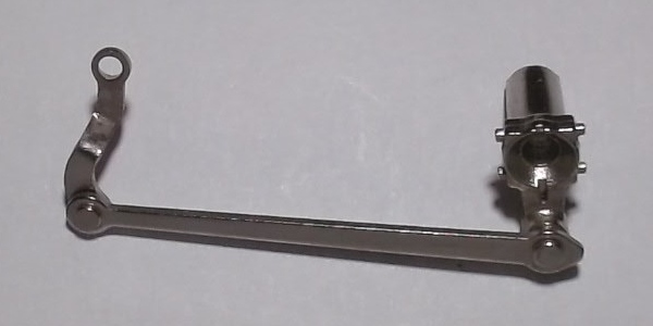 ECCENTRIC ROD ASSEMBLY / RH / NICKEL / RAILKING CAMELBACK 4-6-0 / RAILKING COMMODORE VANDERBILT 4-6-4