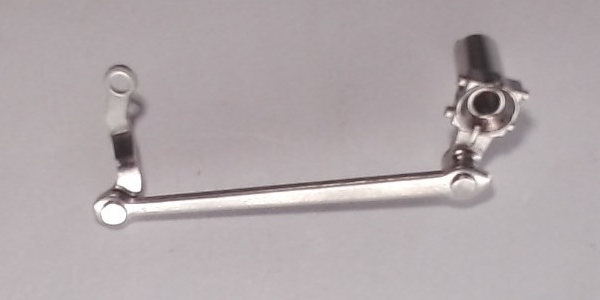 ECCENTRIC ROD ASSEMBLY / LH / NICKEL / RAILKING ROYAL HUDSON & STREAMLINED HUDSON 4-6-4, CRUSADER 4-6-2