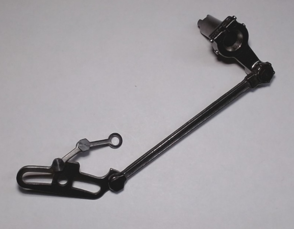 ECCENTRIC ROD ASSEMBLY / LH FRONT & REAR / BLACKENED / RAILKING ONE GAUGE BIG BOY & CHALLENGER