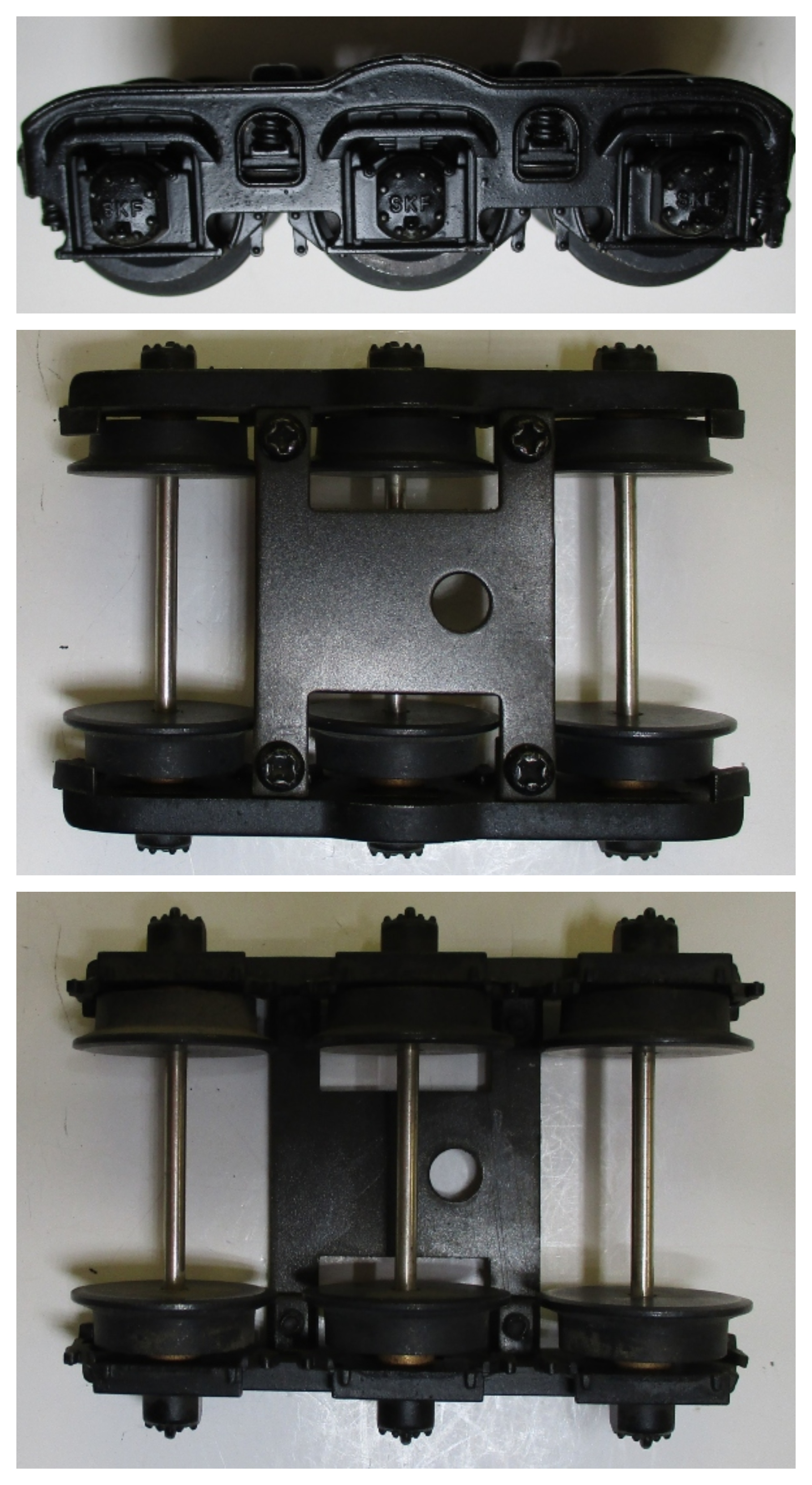TENDER TRUCK / 6-WHEEL / FRONT / BLACK / PS 1 / PREMIER N&W J 4-8-4