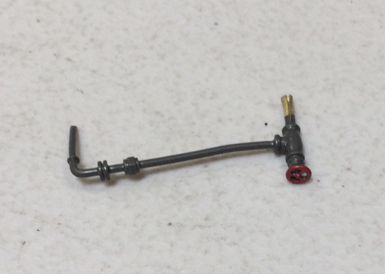SHUT OFF VALVE / W/RED HANDLE / RAILKING ONE GAUGE CHALLENGER 