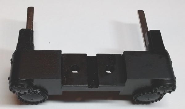 STEAM CHEST / BLACK / W/CROSSHEAD GUIDES / FRONT & REAR / RAILKING ALLEGHENY 2-6-6-6