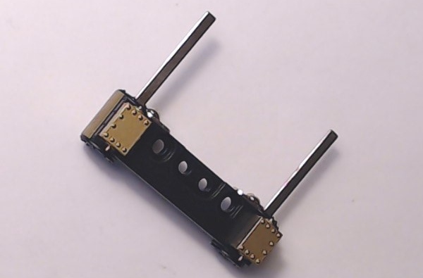 STEAM CHEST / W/CROSSHEAD GUIDES / BLACK W/GOLD / WANDERER / RAILKING GENERAL 4-4-0