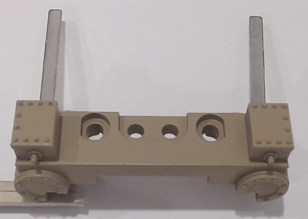 STEAM CHEST / W/CROSSHEAD GUIDES / TAN / RAILKING GENERAL 4-4-0