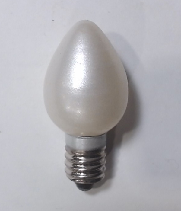 LAMP / 12V 0.2mA / LARGE TEAR DROP / PEARL / SCREW BASE / #580-1 / #580-2 / #59