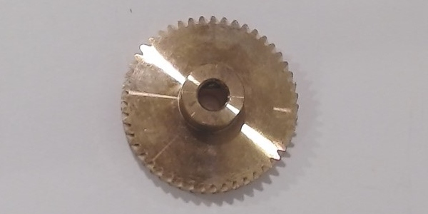 WORM WHEEL / HELICAL GEAR / 31.9mm D x 6.2mm THICK / CONTEMPORARY / TINPLATE STANDARD GAUGE BUILD-A-LOCO FRAMES