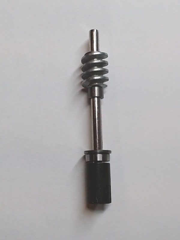 WORM GEAR / W/DOG BONE COUPLING / 53.7mm L / PREMIER BLUE COMET 4-6-2 & GS-4 4-8-4