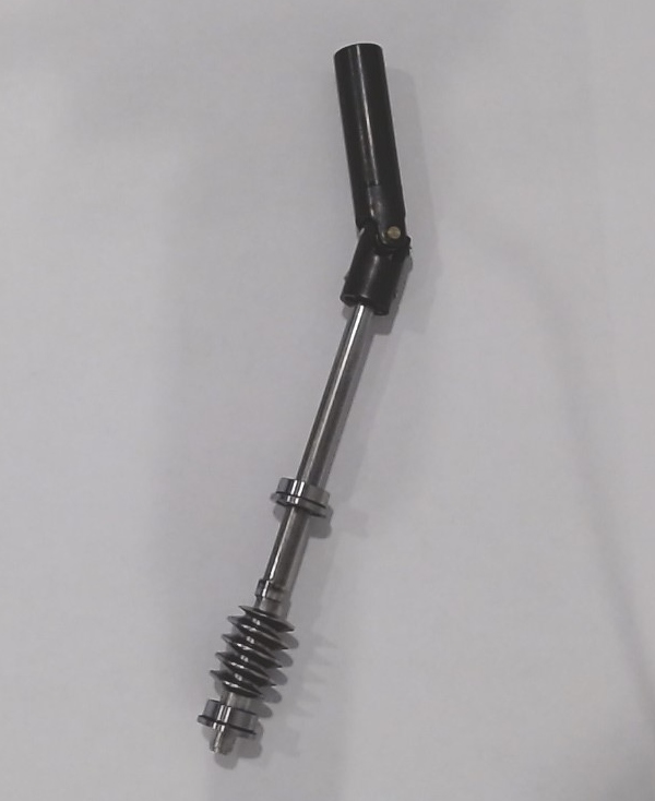 WORM GEAR / W/SQUARE DRIVE COUPLING FEMALE / REAR (TENDER) ENGINE BLOCK / 126.3mm L / PREMIER TRIPLEX 2-8-8-8-2