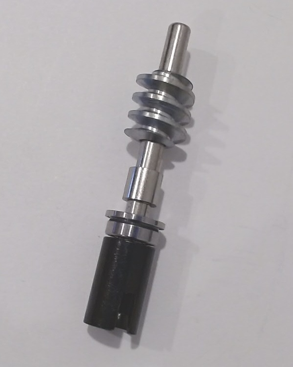 WORM GEAR / W/DOG BONE COUPLING / FRONT DRIVE BLOCK / 52.7mm L / PREMIER PRR S-1 6-4-4-6