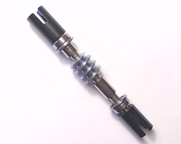 WORM GEAR  / W/DOG BONE COUPLINGS / REAR DRIVE BLOCK / 72.5mm L / PREMIER PRR S-1 6-4-4-6