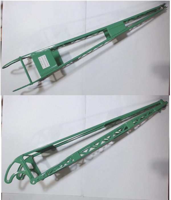 BOOM / GREEN / TINPLATE STANDARD GAUGE 219 CRANE CAR 11-30037