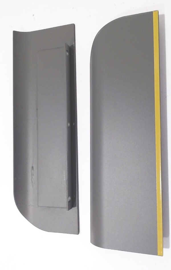 SMOKE DEFLECTOR / RH / GRAY W/YELLOW STRIPE / PS 1 / PREMIER CHALLENGER 4-6-6-4