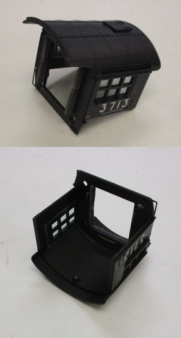 CAB / COMPLETE / UP #3713 / W/WINDOWS / BLACK CAB INTERIOR / PREMIER CHALLENGER 4-6-6-4