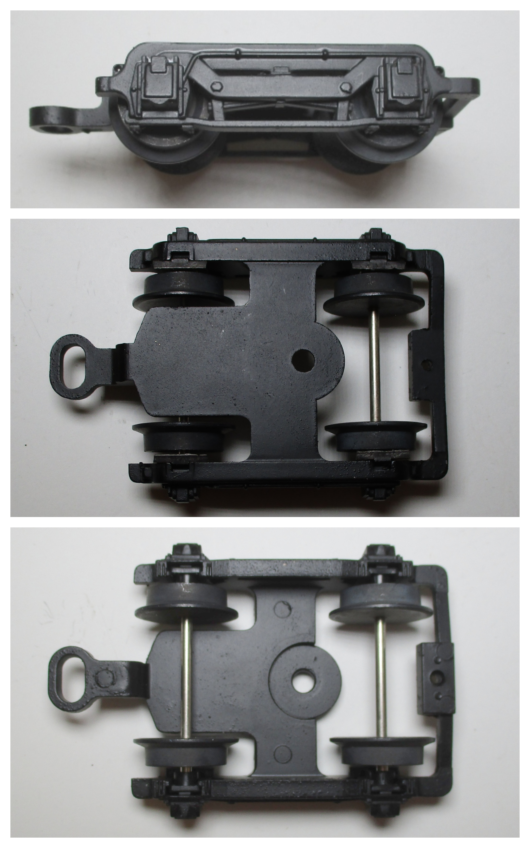 4-WHEEL PILOT TRUCK / COMPLETE / BLACK / PS-1 / PREMIER CAB FORWARD