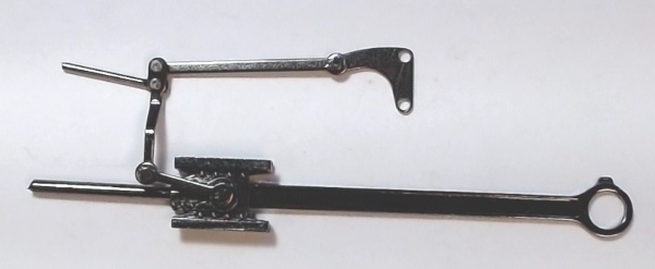 MAIN ROD & CROSSHEAD ASSEMBLY / LH / PLAIN BEARINGS / BLACKENED / PREMIER DREYFUSS HUDSON 4-6-4