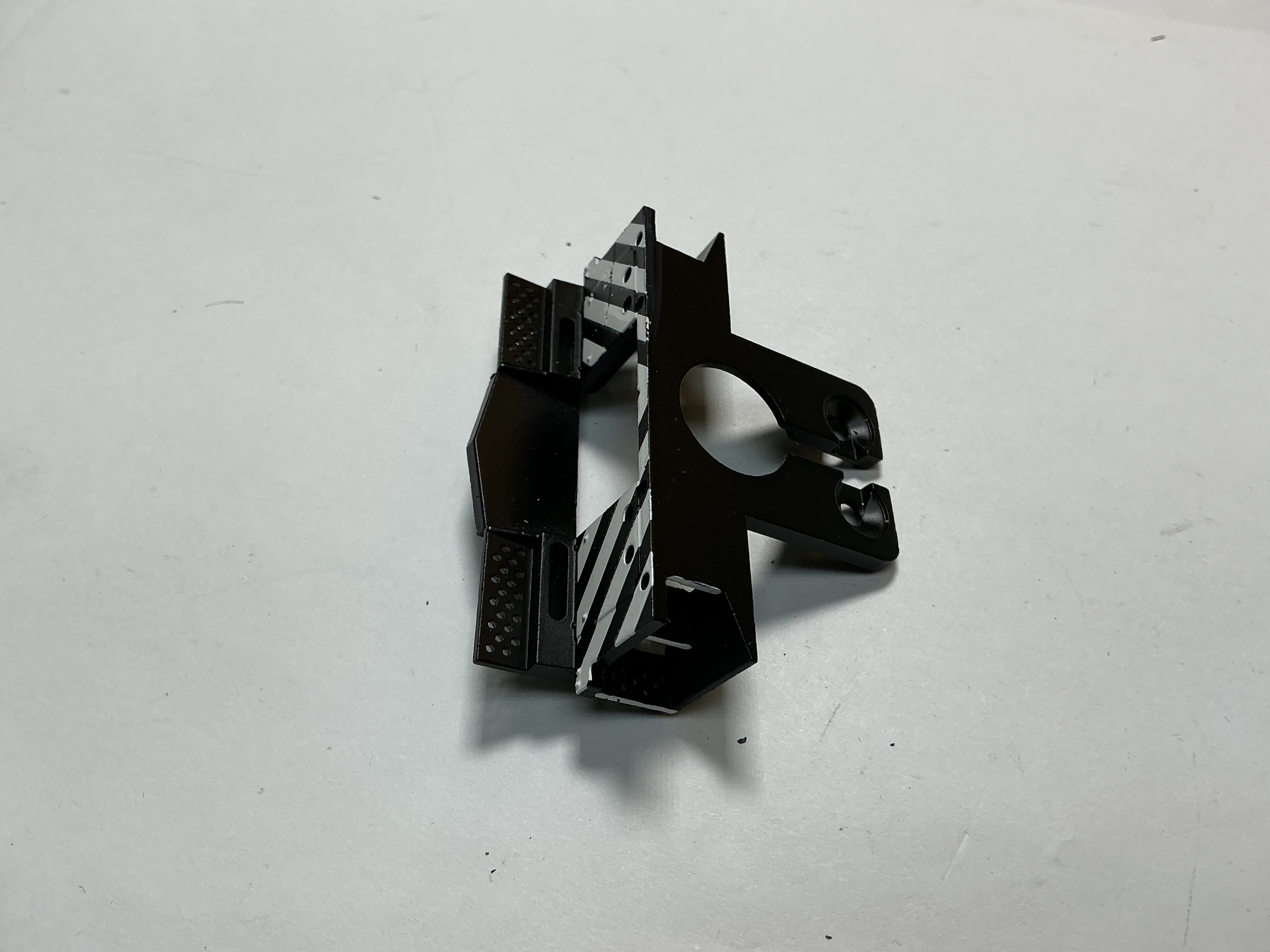 PILOT / 2 HOLE / BLACK W/NARROW WHITE STRIPES / NO CUT LEVER OR BRAKE HOSES / PREMIER SD24