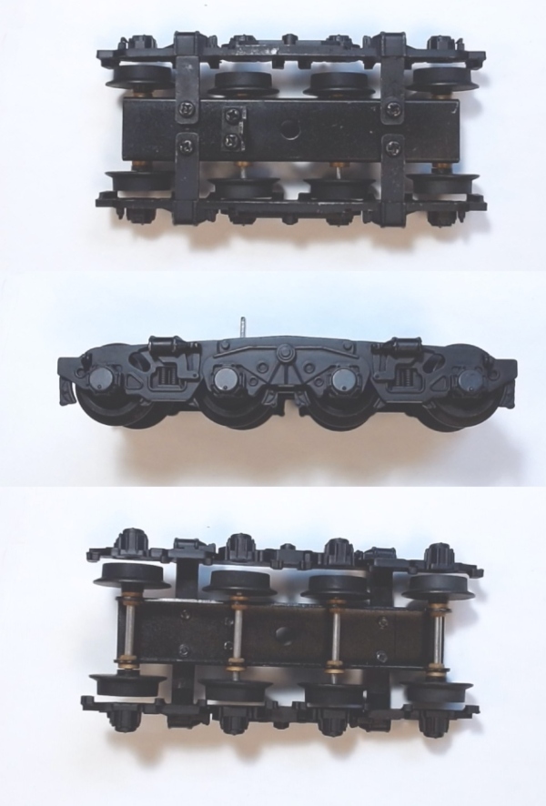 TENDER TRUCK / 8-WHEEL / FRONT / BLACK W/LIMITER / PREMIER ATSF NORTHERN 4-8-4