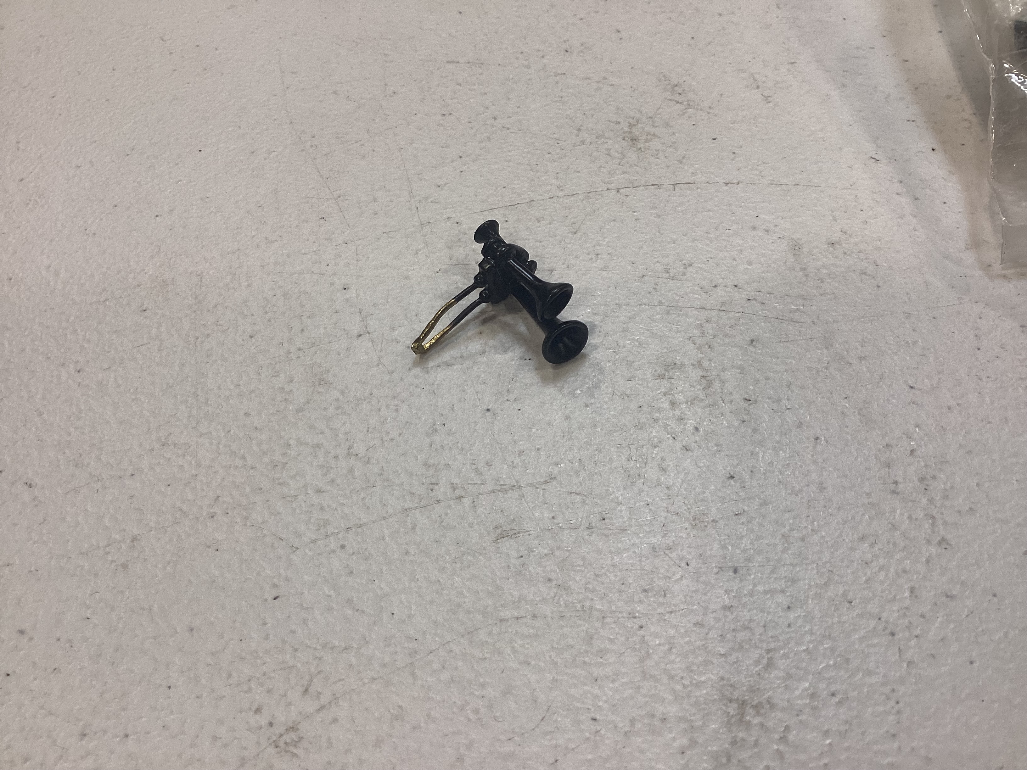 HORN / 3-CHIME / BLACK / RAILKING  ONE GAUGE DASH-8