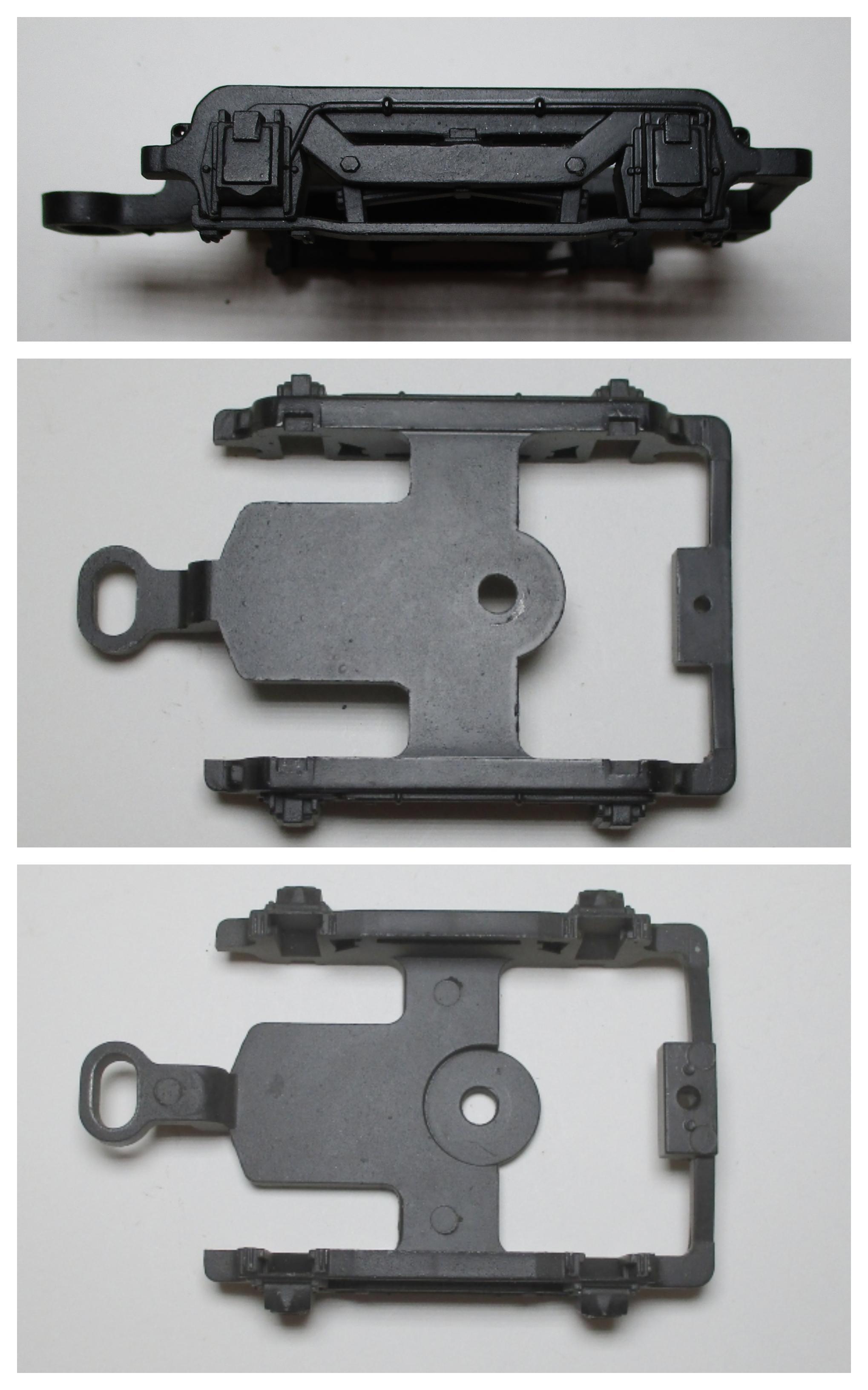 4-WHEEL PILOT TRUCK / W/O WHEELS & AXLES / BLACK / PS-1 / PREMIER CAB FORWARD