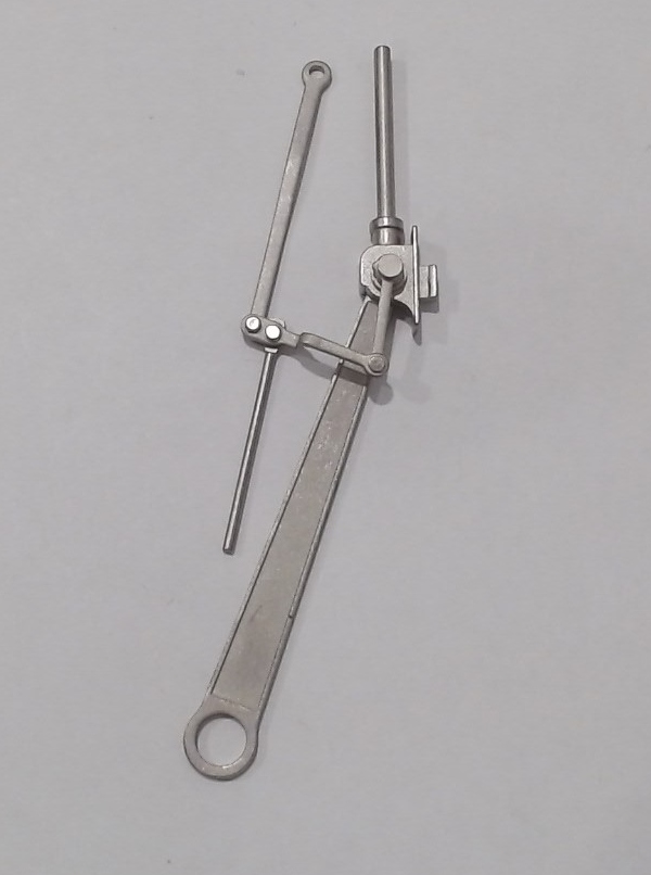 MAIN ROD & CROSSHEAD ASSEMBLY / LH / SATIN NICKEL / PREMIER GS-4 4-8-4