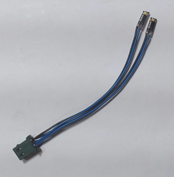 LED / SUNNY WHITE / DOUBLE (2) / SMT ON 3.1mm W x 8.4mm L PCB / PS 3  