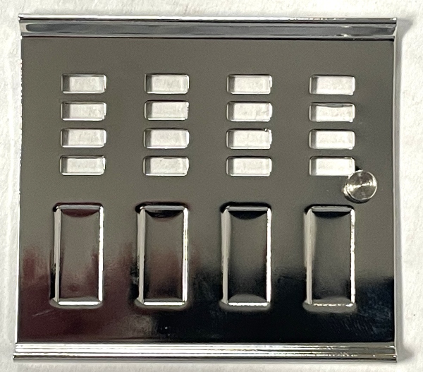 	 DOOR / BAGGAGE / RH / CHROME HANDLE / CHROME / TINPLATE STANDARD GAUGE A/F 4300 SERIES PASSENGER CAR